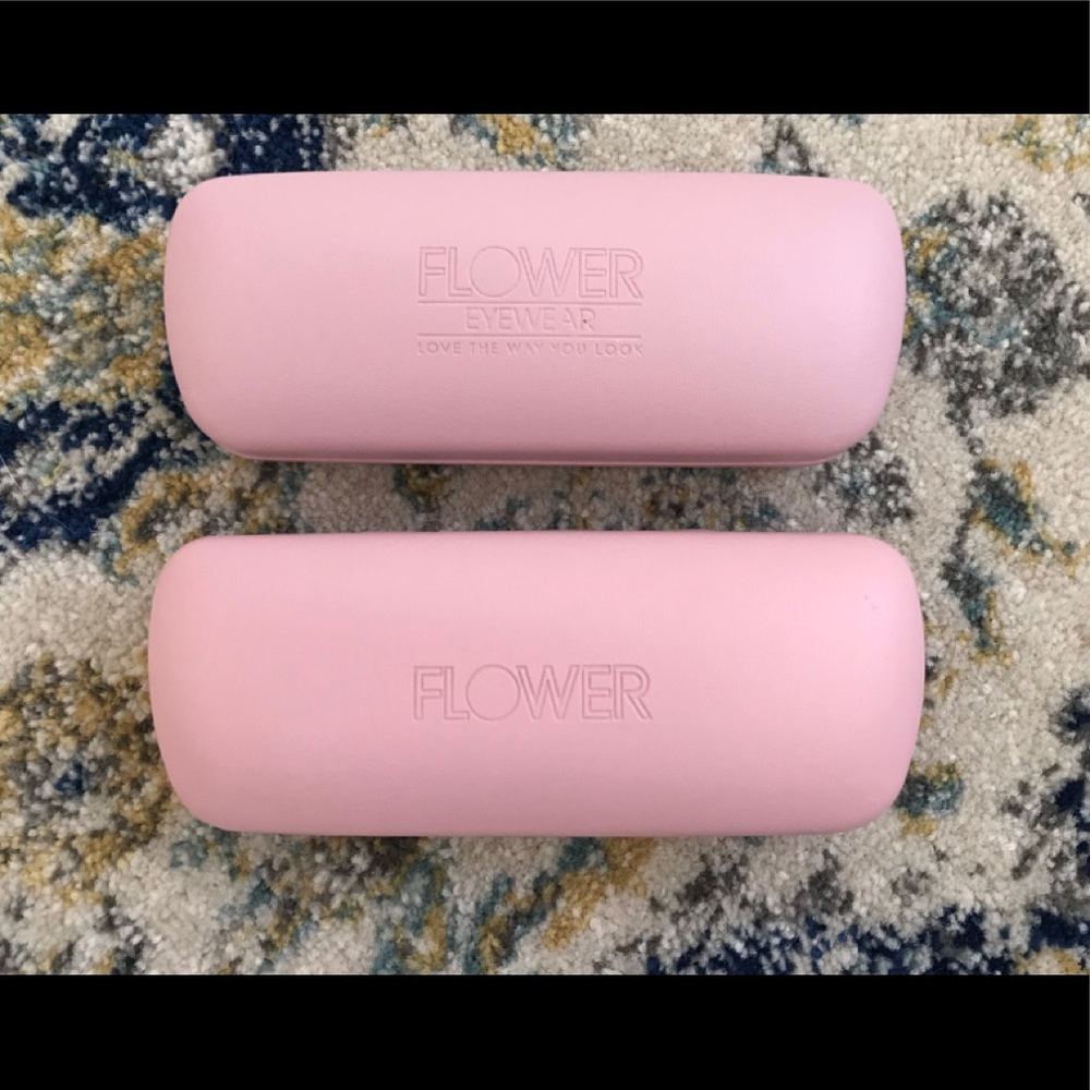 2 FLOWER Brand Eyewear Pink Glasses Cases